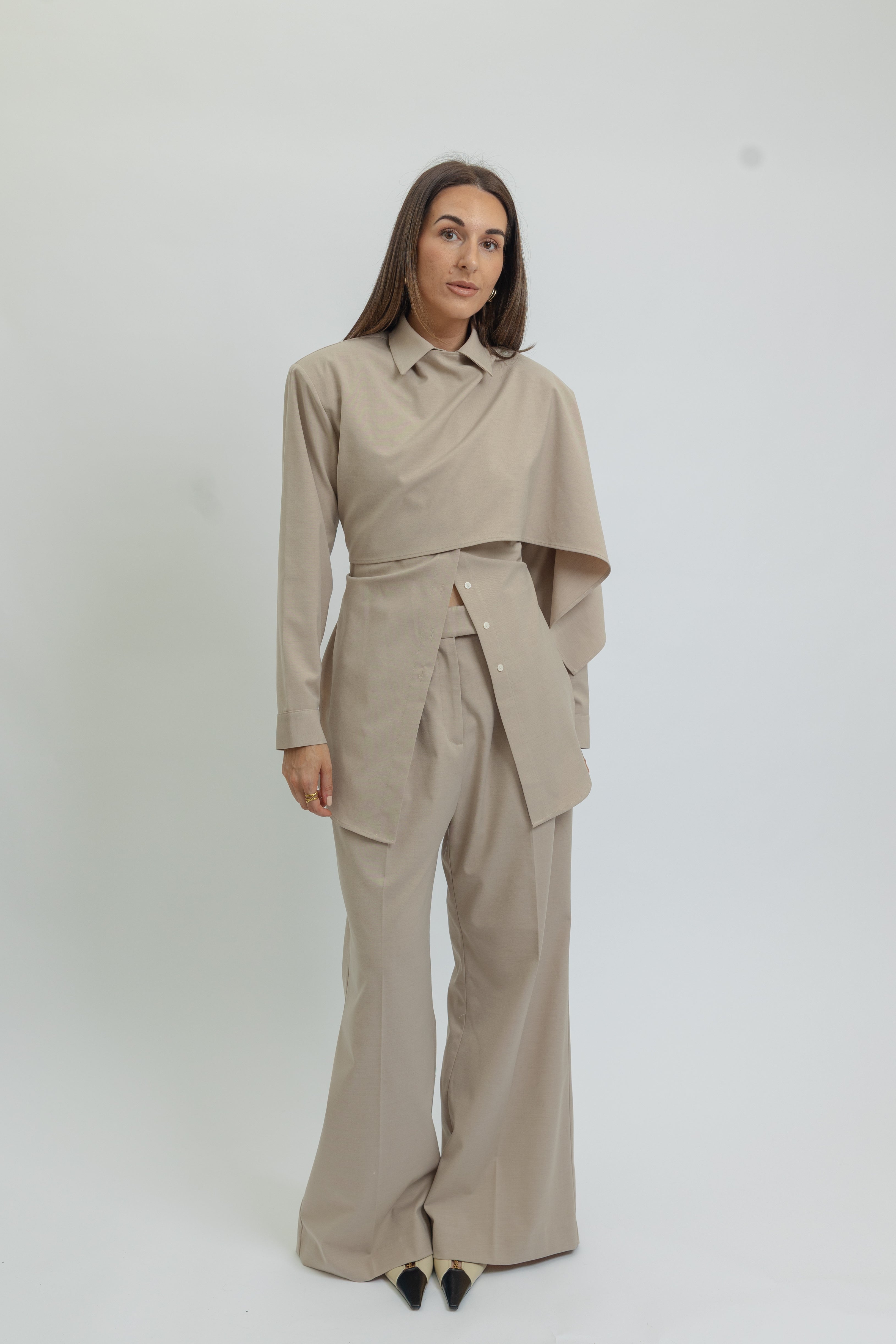 Karoline Cape Shirt