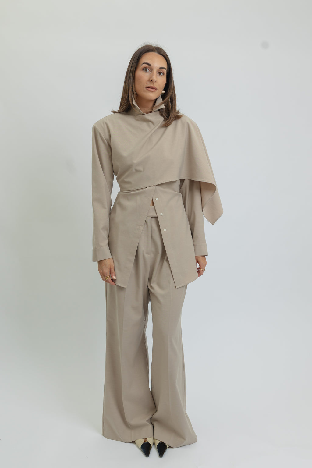 Karoline Cape Shirt
