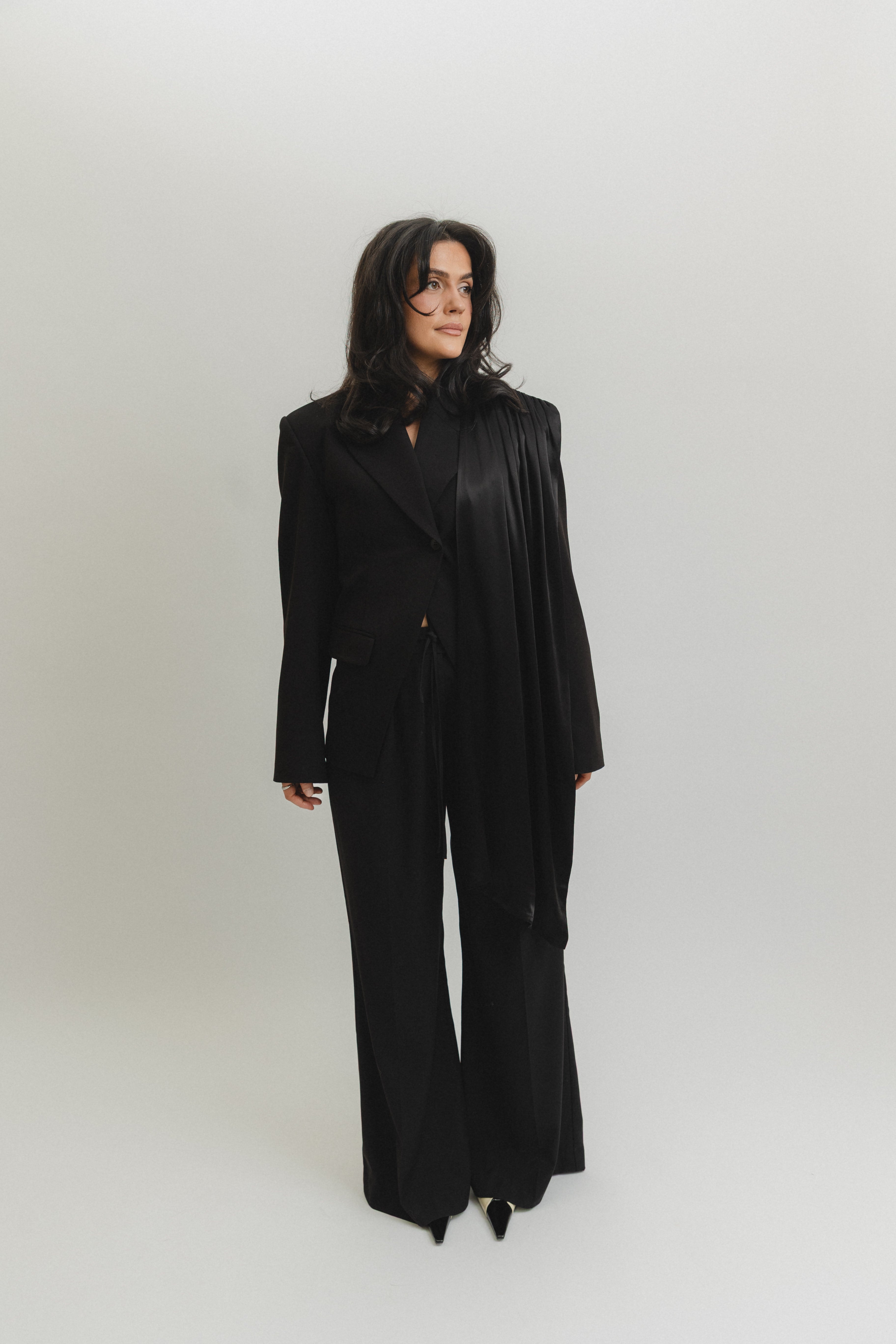 Sara lace pants black