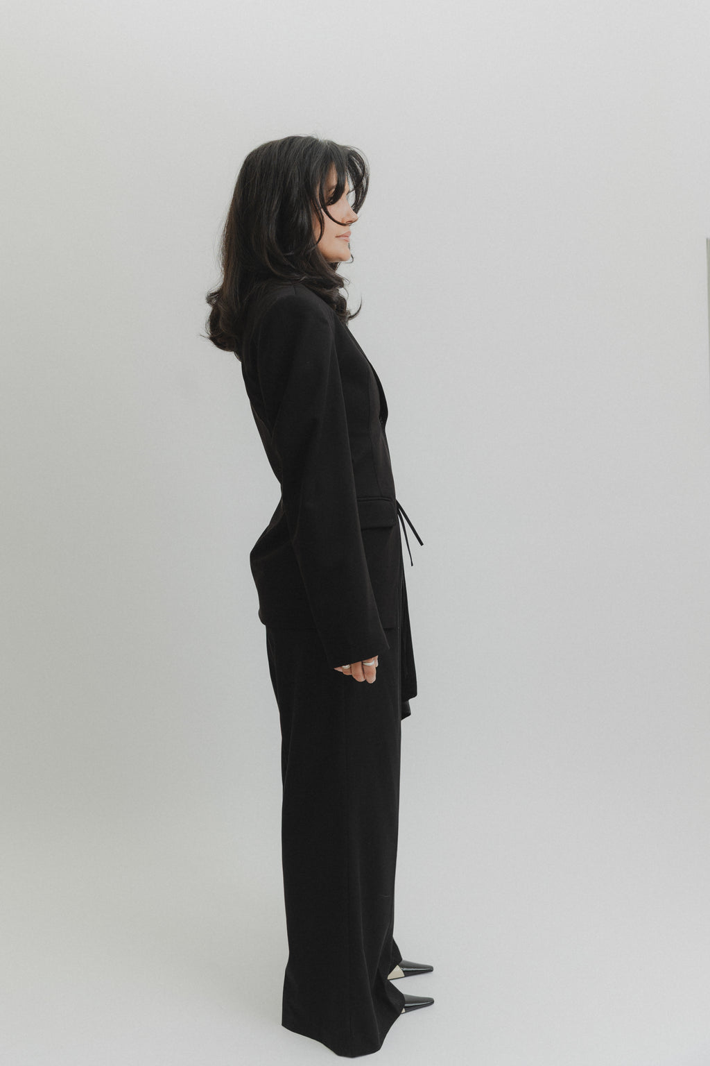 Sara cape blazer