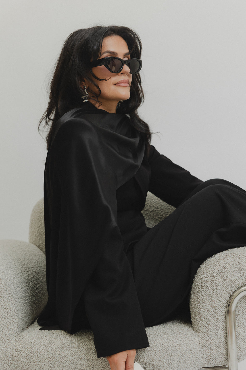 Sara cape blazer
