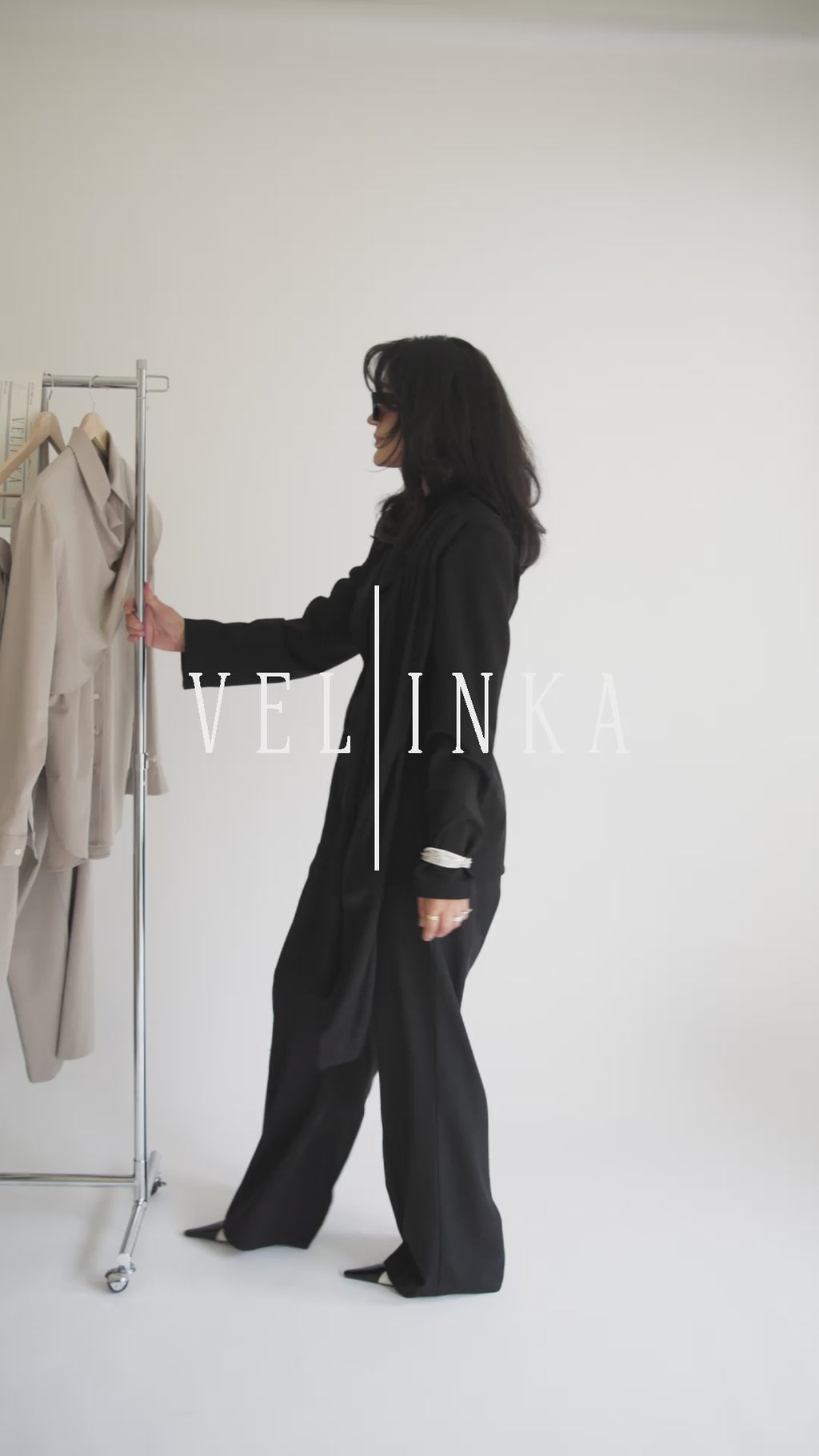 Sara cape blazer